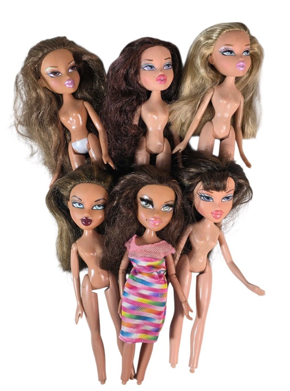 Bratz 2001 Lot of 6 Fashion Dolls